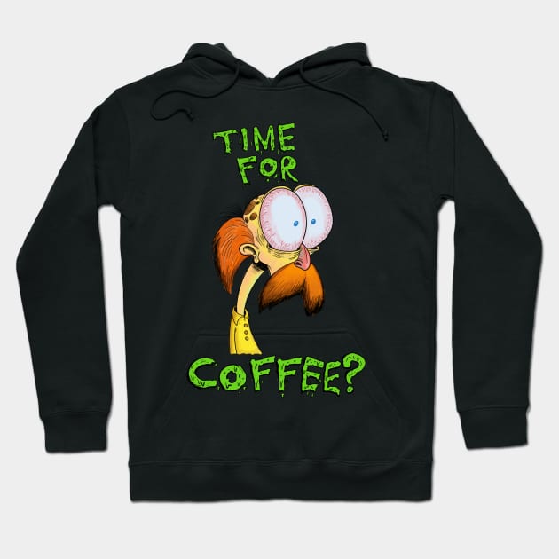 Time For Coffee? Hoodie by Jim Grue Goods